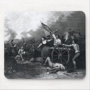 Moll Pitcher at the Battle of Monmouth Mouse Mat