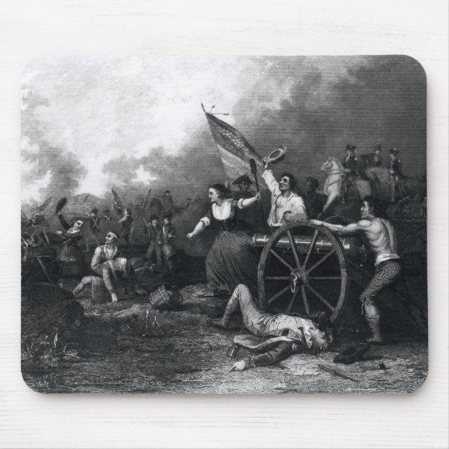 Moll Pitcher at the Battle of Monmouth Mouse Mat (Front)