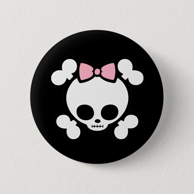 Molly Bow 6 Cm Round Badge (Front)