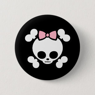 Molly Bow 6 Cm Round Badge