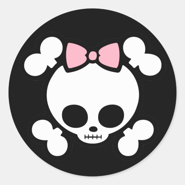 Molly Bow Classic Round Sticker (Front)