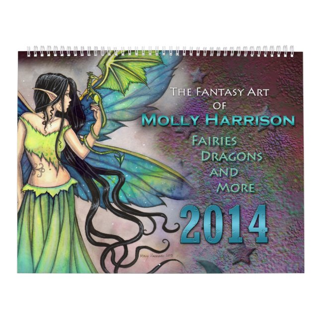Molly Harrison 2014 Fairy and Fantasy Art Calendar (Cover)