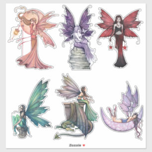Molly Harrison Fairy Stickers Fantasy Art Fairies