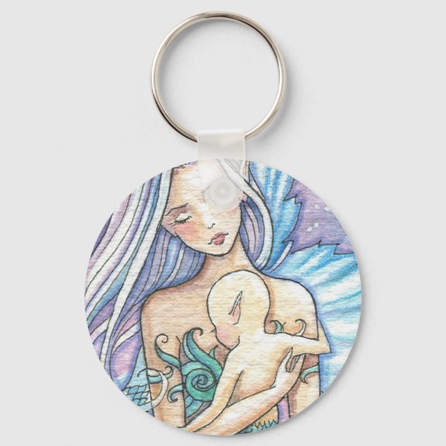 "molly harrison illustrations" key ring (Front)