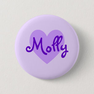 Molly in Purple 6 Cm Round Badge