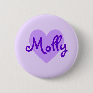 Molly in Purple 6 Cm Round Badge