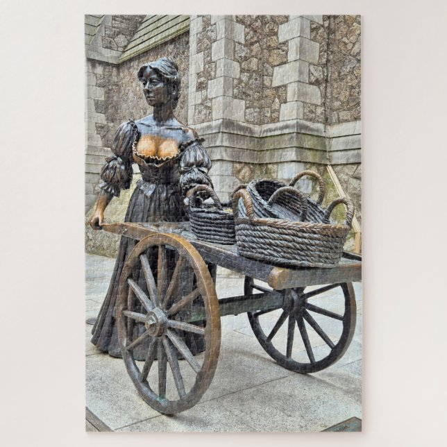 Molly Malone statue, Dublin, Ireland Jigsaw Puzzle (Vertical)