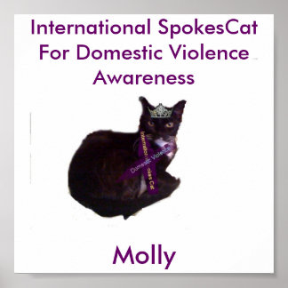 molly, Molly, International Spokes Cat For Dome. Poster