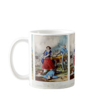 'Molly Pitcher' Revolutionary War Mug