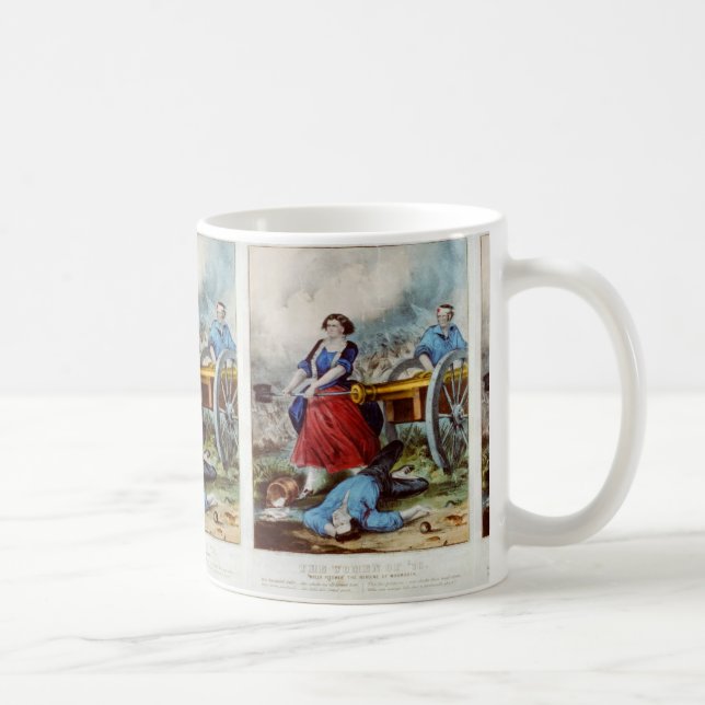 'Molly Pitcher' Revolutionary War Mug (Right)