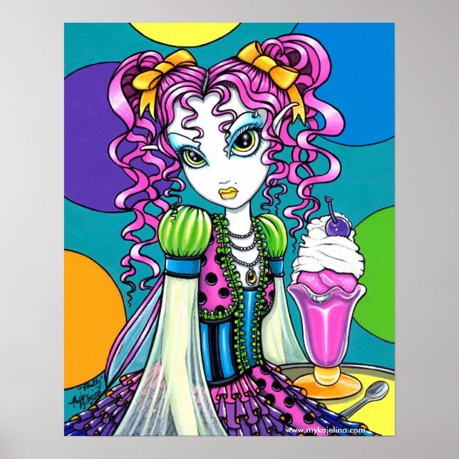 "Molly" Rainbow Ice Cream Fairy Posters (Front)