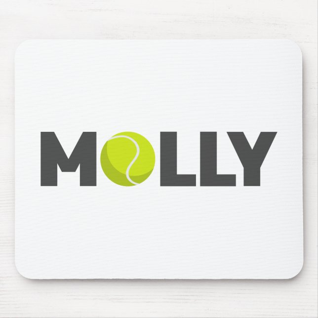 Molly Tennis Mouse Mat (Front)