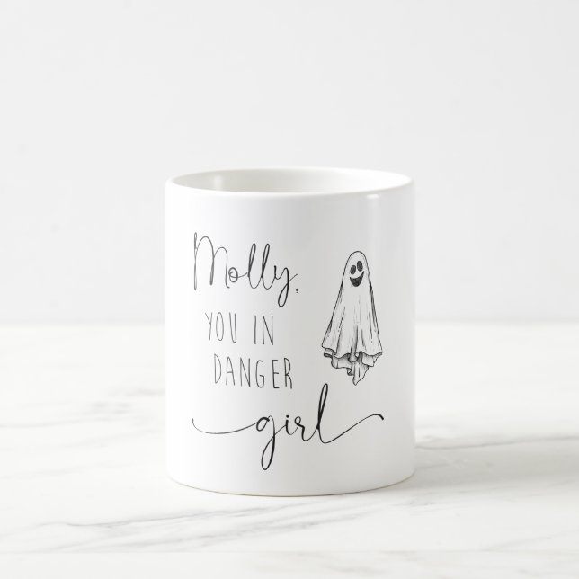 Molly you in danger girl ghost mug (Center)