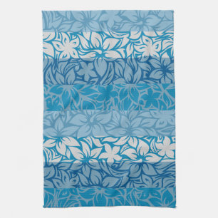 Moloaa Bay Hawaiian Hibiscus Striped Towels