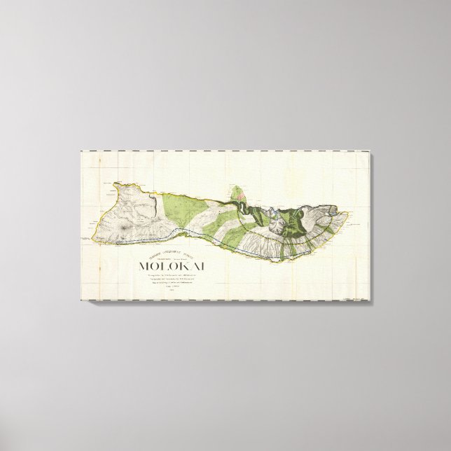 Molokai, Hawaii Canvas Print (Front)