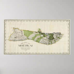 Molokai, Hawaii Poster