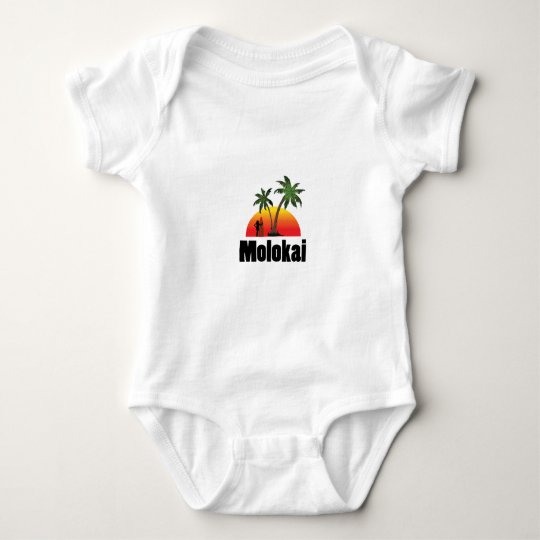 molokai surfer baby bodysuit