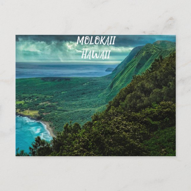 MOLOKAII HAWAII POSTCARD (Front)