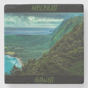 MOLOKAII HAWAII STONE COASTER