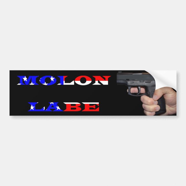 Molon Labe Bumper Sticker (Front)