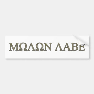 Molon Labe Bumper Sticker