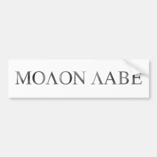 Molon Labe Bumper Sticker