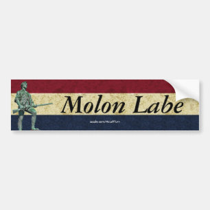 Molon Labe Bumper Sticker