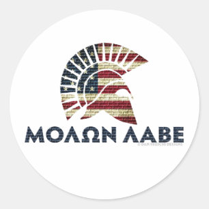 Molon Labe! Classic Round Sticker