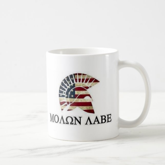MOLON LABE COFFEE MUG (Right)