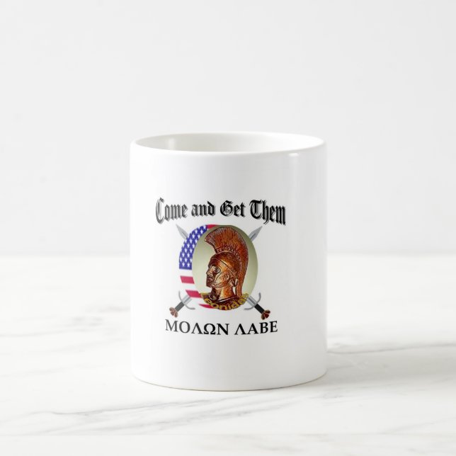 Molon Labe Coffee Mug (Center)