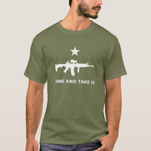 MOLON LABE COME AND TAKE IT TACTICAL M4 CARBINE T-Shirt