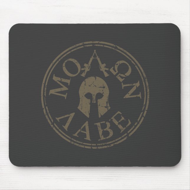 Molon Labe, Come and Take Them Mouse Mat (Front)