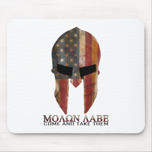 Molon Labe - Come and Take Them USA Spartan Mouse Mat