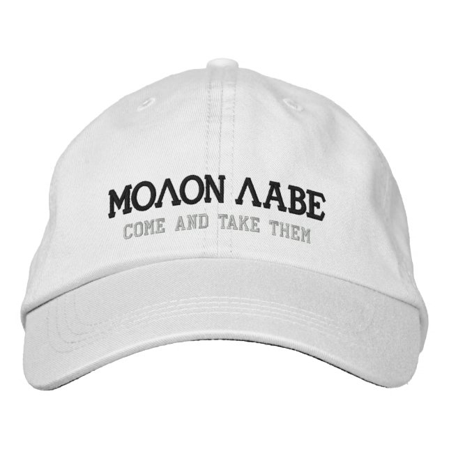 MOLON LABE EMBROIDERED HAT (Front)