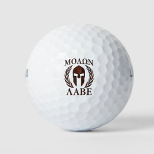 Molon Labe Iron Warrior Laurels Golf Balls