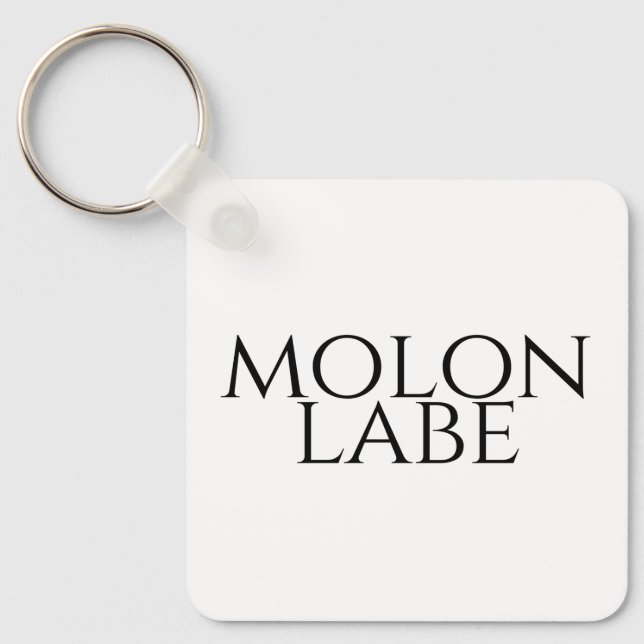 Molon Labe Key Ring (Front)