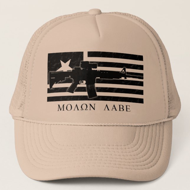 Molon Labe M4 Flag Hat (Front)
