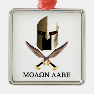 MOLON LABE METAL TREE DECORATION
