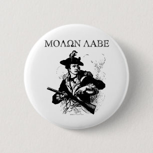 Molon Labe Minuteman 6 Cm Round Badge