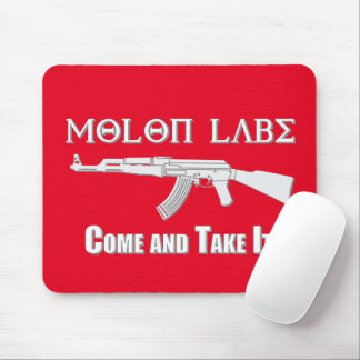 Molon Labe Mouse Mat