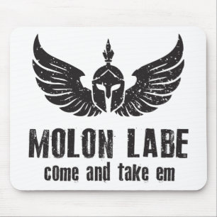 Molon Labe Mouse Mat