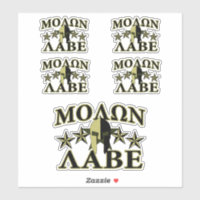 Molon Labe Spartan 5 stars Olive Green
