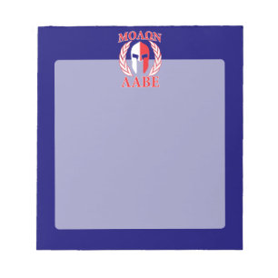Molon Labe Spartan Armor Laurels Tri Color Notepad