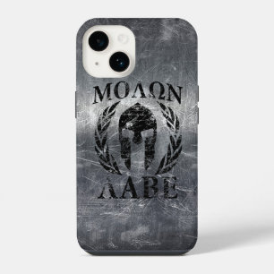 Molon Labe Spartan Helmet Laurels iPhone 14 Case