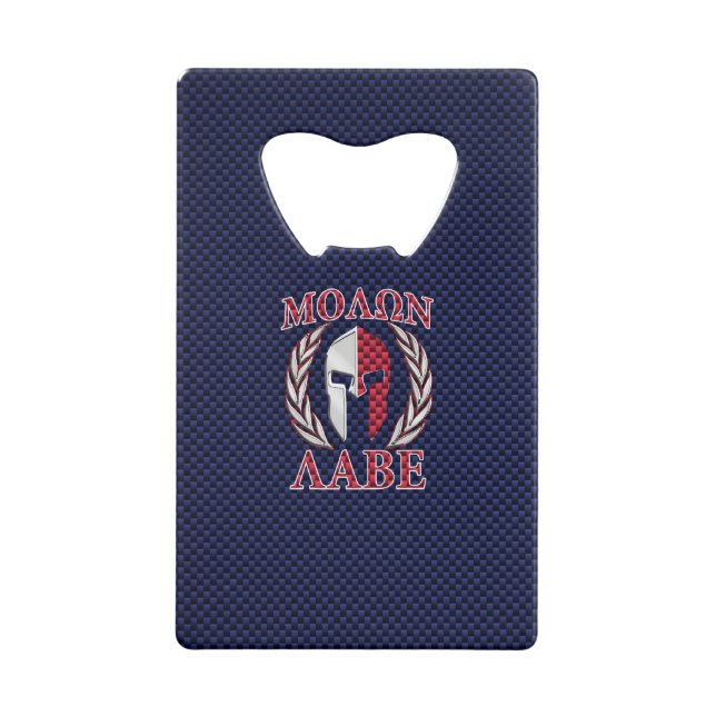 Molon Labe Spartan Warrior Carbon Fiber Chrome (Back)