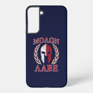 Molon Labe Spartan Warrior Carbon Fibre Style Samsung Galaxy Case
