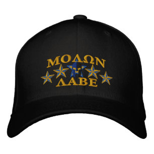 Molon Labe Spartan Warrior Five Stars Embroidered Hat