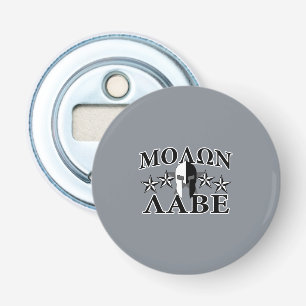 Molon Labe Spartan Warrior Helmet 5 stars B&W Bottle Opener