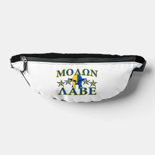 Molon Labe Spartan Warrior Helmet 5 stars Bum Bags