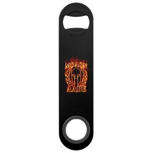Molon Labe Spartan Warrior in Flames
